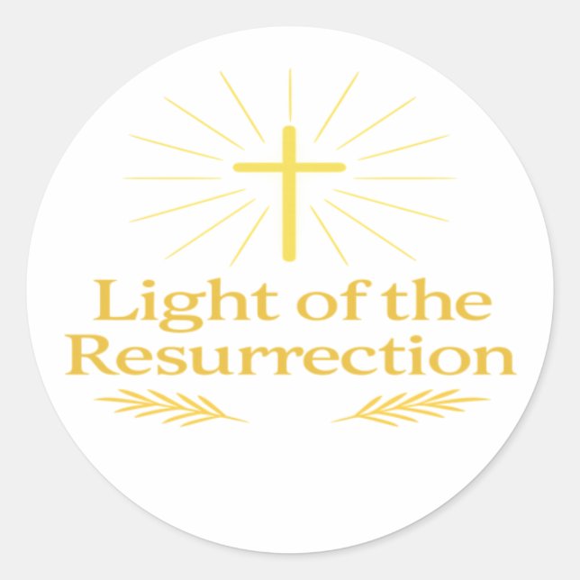 Light of Christ Sticker for Candle Gifts | Easter (Devant)