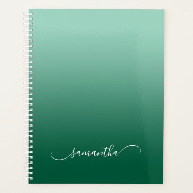 Light sarcelle Chasseur Vert Ombre Courbe Volute N (Devant)