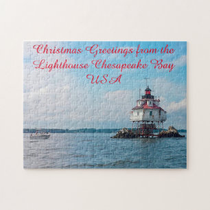 Lighthouse Chesapeake Bay. Jigsaw Puzzle