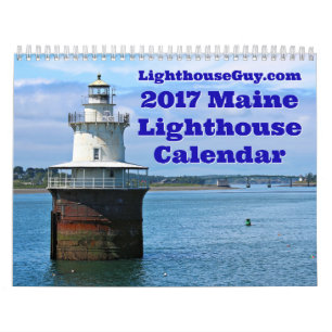 LighthouseGuy.com Calendrier du phare du Maine 201