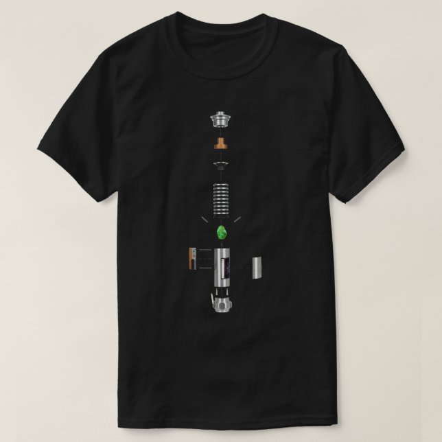 Lightsaber Cross-section Essential T-Shirt (Design devant)