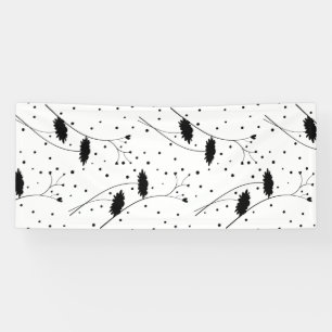 Ligne, bannière gris foncé