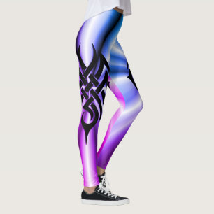 Ligne Bleue Mince - Leggings Tribal Starburst