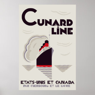 Ligne Cunard Art Déco