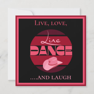Ligne danse danse danse danse rose cadeau