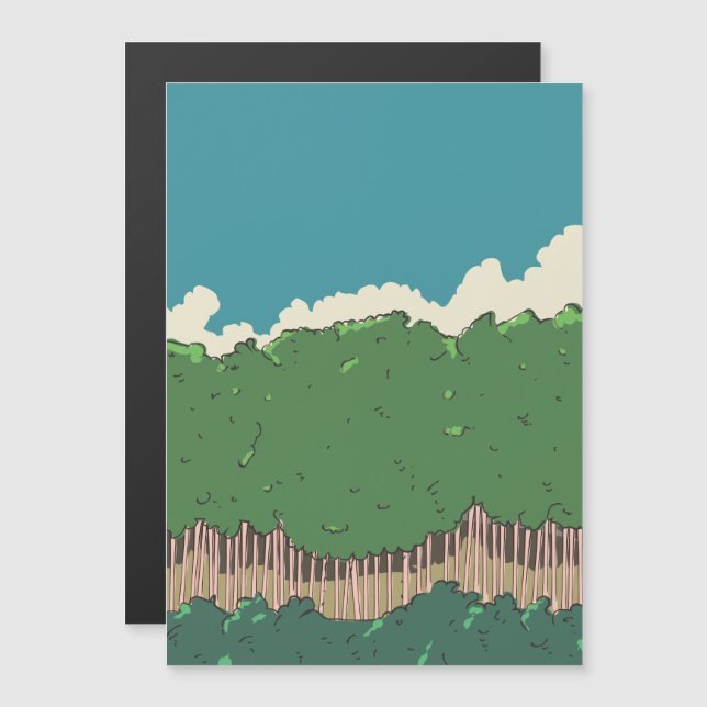 Ligne d'arbres (Devant / Derrière)