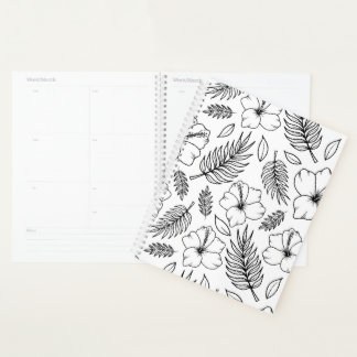 Ligne d'art graphique d'Hibiscus Tropical