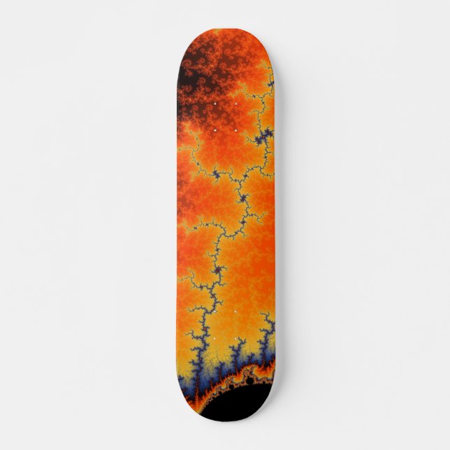 Ligne de faille brûlante de skateboard (Devant)