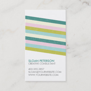 Ligne diagonale carte de visite