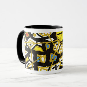Ligne GOLD – Tasse Abstraite Minimaliste Élégante