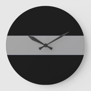 Ligne grise mince horloge correctionnelle de
