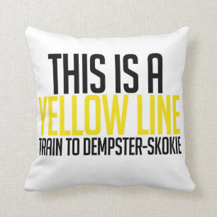 Ligne jaune coussin de CTA