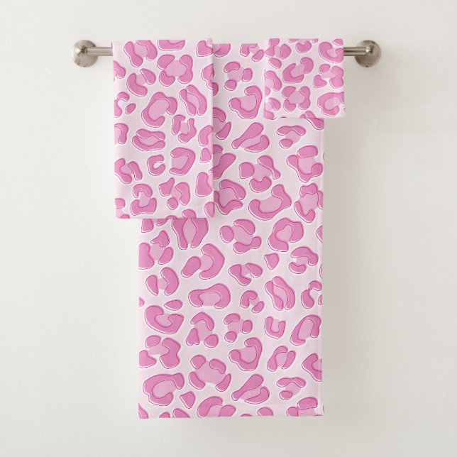 Ligne Leopard Preppy rose (En situation)