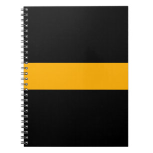 Ligne mince carnet 6,5" d'or d'expédition x 8,75"