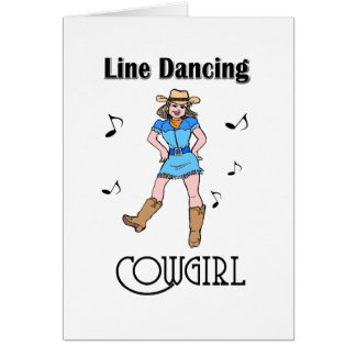 "Ligne occidentale cow-girl de danse "