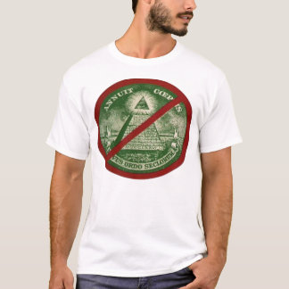Ligne T-shirt d'ANTI-ILLUMINATI pour les hommes