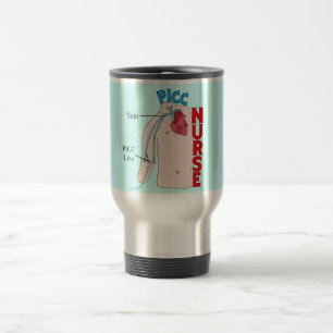 Ligne tasse de PICC de voyage d'infirmière