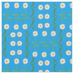 Lignes chic de marguerites sur le tissu personnali
