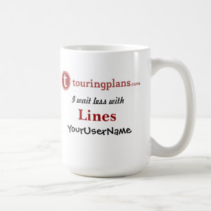 Lignes Classique Blanc 15 oz. Mug