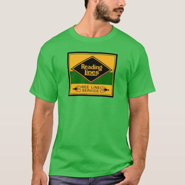 Lignes de chemin de fer de lecture, ligne T-shirts (Devant)