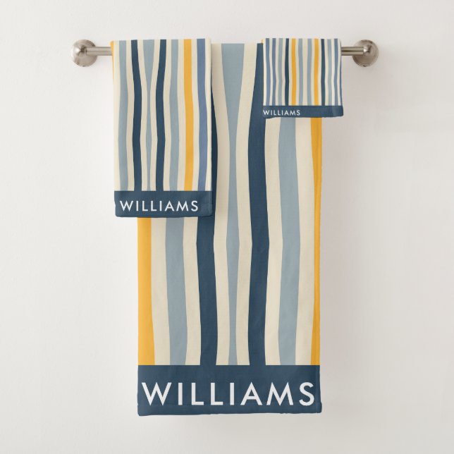 Lignes de couleur monogramme élégant (En situation)