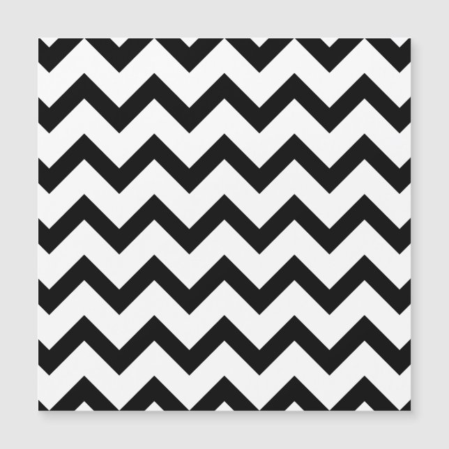 Lignes de motif en chevron noir simple rétro (Devant)