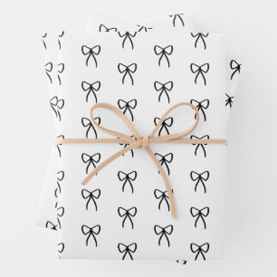 Lignes de vaches en papier d'enveloppement noir