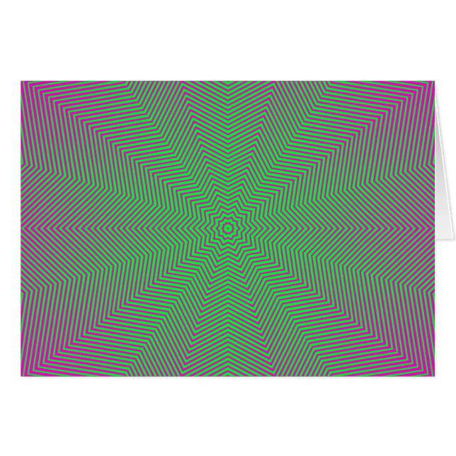 Lignes d'étoile d'illusion optique (Devant horizontal)