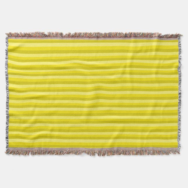 Lignes d'humeur d'été Jaune Lancer la couverture (Devant)