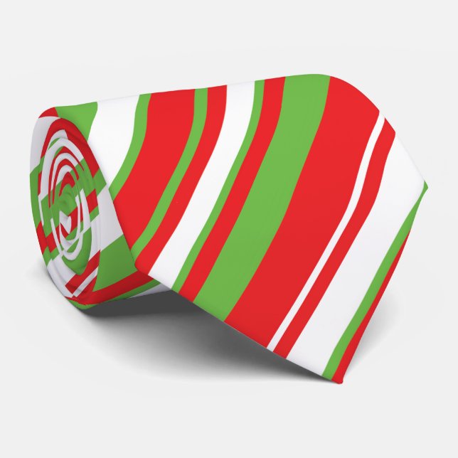 Lignes diagonales de Noël cravate motif (Roulé)