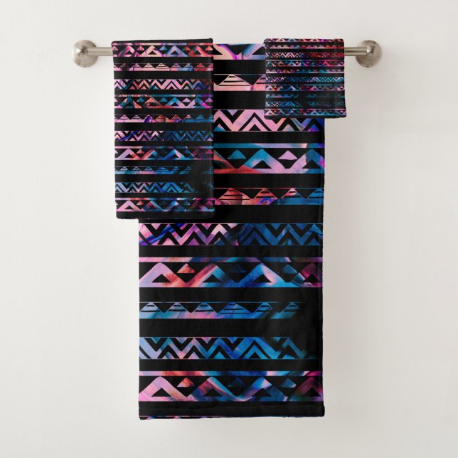 Lignes géométriques or tribal sur la peinture (En situation)