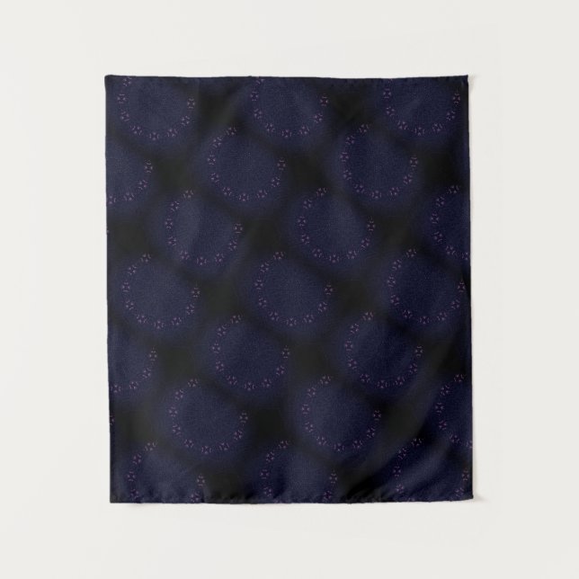 LIGNES Mandala MODERNES - Tapisserie ROSE PINK PLU (Devant)