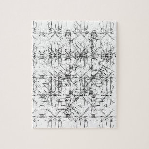 Lignes noires puzzle