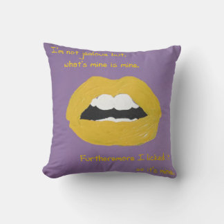 Lignes ringardes pour coussin de la Saint-Valentin