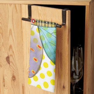 Lignes serviette de cuisine papillon