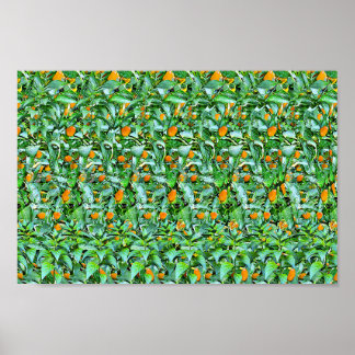 Lignes vertes - Impression 3D masquée