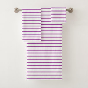 Lignes violettes blanches
