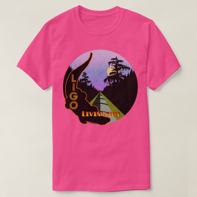 LIGO Livingston blue TShirt (Design devant)
