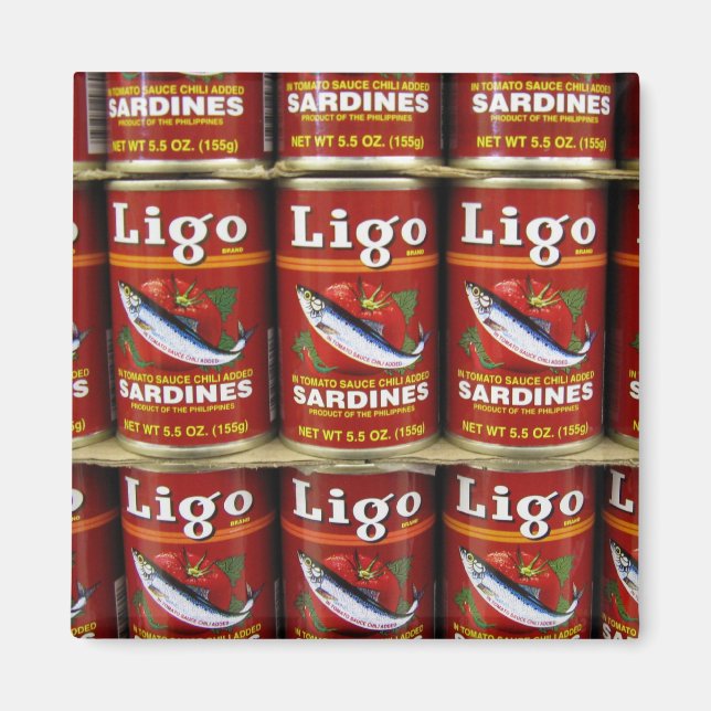 Ligo Sardine Can Magnet (Devant)