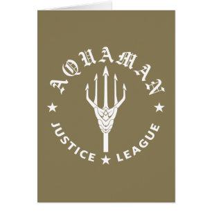 Ligue de Justice   Aquaman Retro Trident Emblem