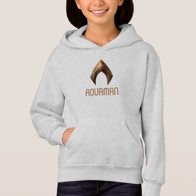 Ligue de Justice | Symbole d'aquaman métallique (Devant)