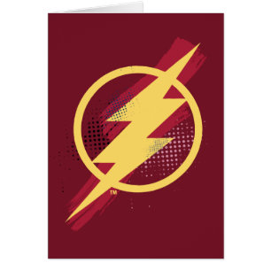 Ligue de Justice   Symbole Flash brosse et demi-to