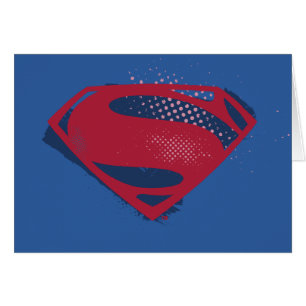 Ligue de Justice   Symbole Superman brosse et demi