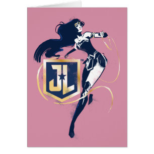 Ligue de Justice   Wonder Woman & JL Icon Pop Art