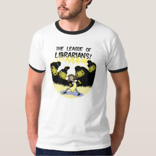 Ligue de T-shirt de bibliothécaires - taille