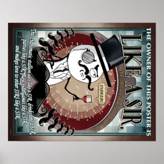 Like A Sir - Poster de mème