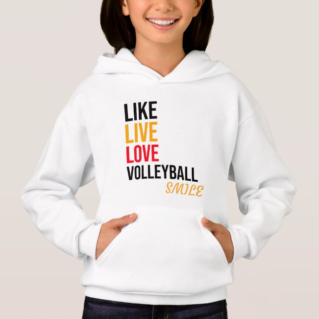 like,live,love volleyball,smile (Devant)