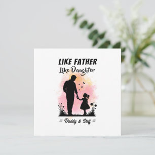 Like Père Like Daughter - Nom personnalisé