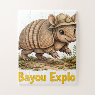 Lil' Bayou Explorers Armadillo Puzzle 30 pièces po