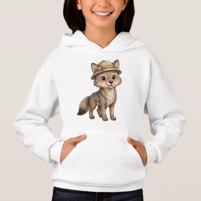 Lil' Bayou Explorers Coyote Explorer Chapeau Sweat (Devant)